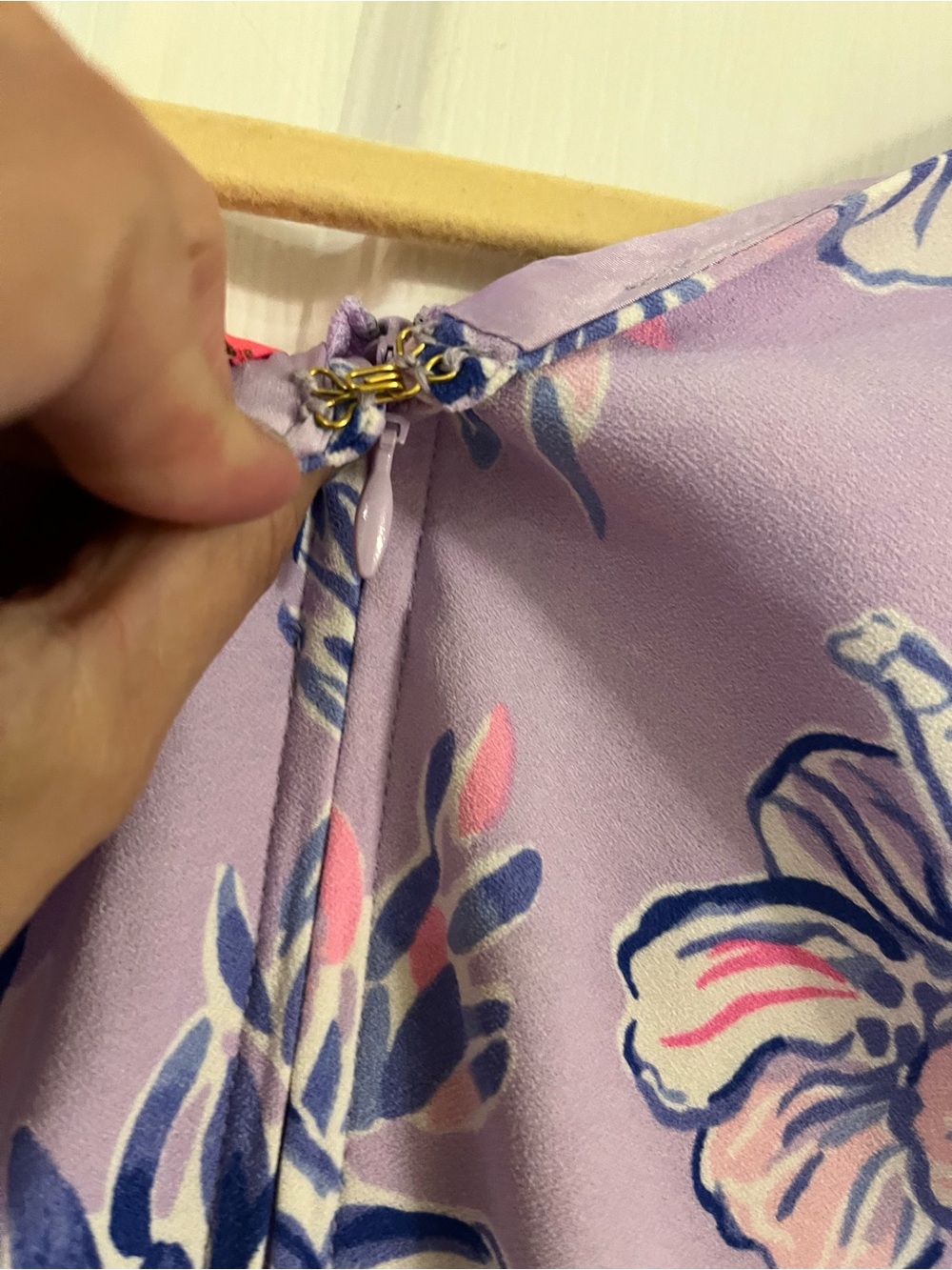 Lilly Pulitzer Size 6 Trunks In The Air Ronnie Shift Romper Light Lilac Elephant - Picture 9 of 11